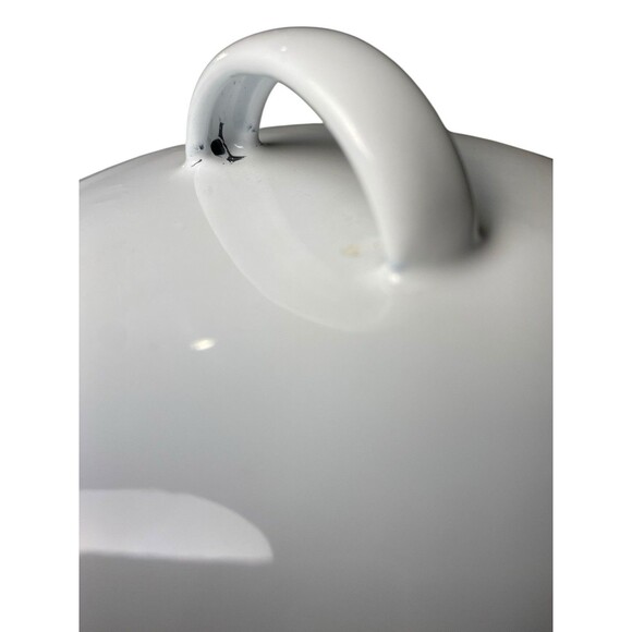 Vintage GMI Enamelware 3 Piece Pot Set w/Lids - Fruit Design - Great Condition - Picture 3 of 16